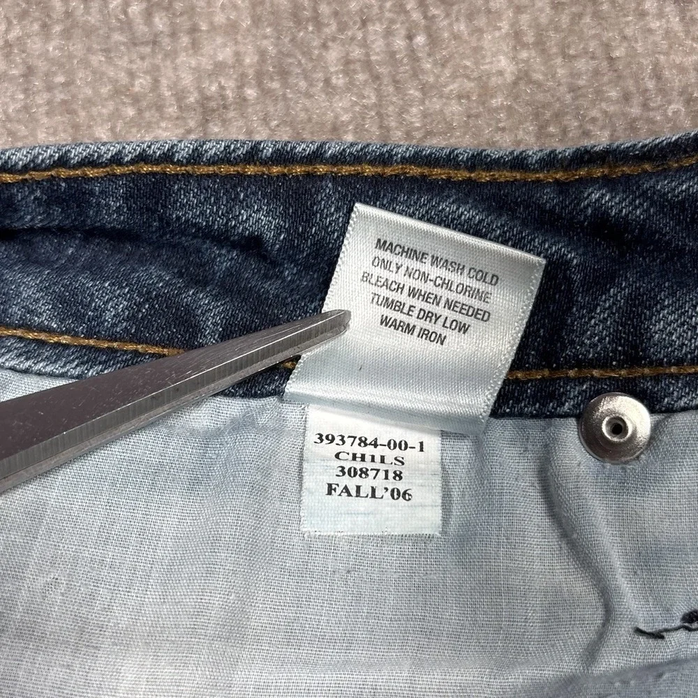 Vintage Old Navy Jeans Womens 4 Blue Denim Curvy Bootcut Just Below Waist Y2K